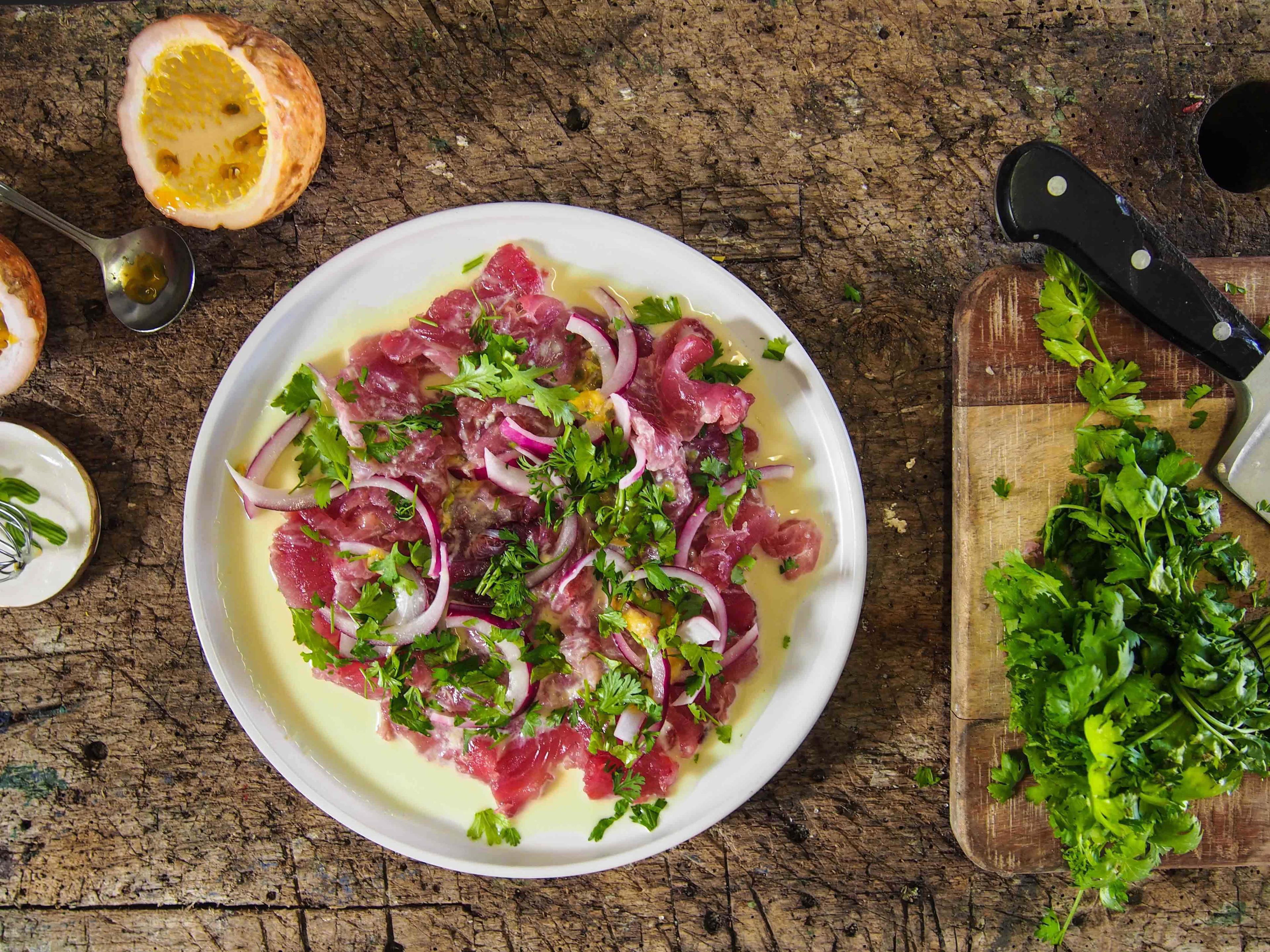 Carpaccio plate